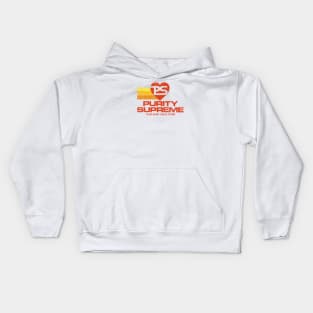 Purity Supreme - Color  Logo w Stripes Kids Hoodie